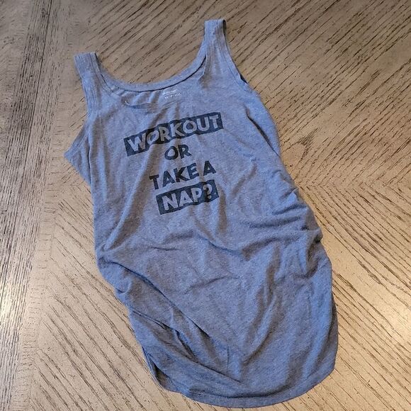Motherhood maternity XS workout or take a nap tank top - Picture 3 of 7